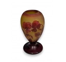 Vase Pensée signé GALLÉ