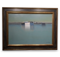Tableau "Carnon" signé DOUTRELEAU