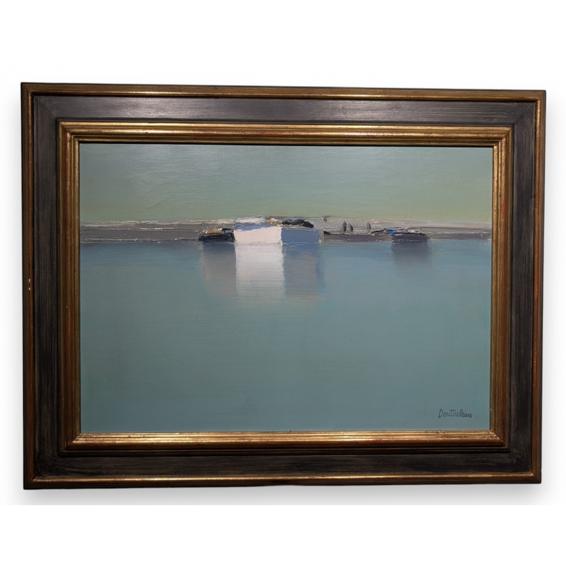 Tableau "Carnon" signé DOUTRELEAU