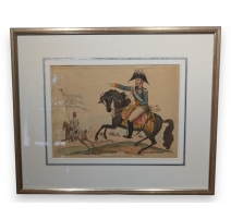 Gravure "Wm. Fred. King of Prussia"