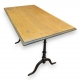 Table de bistrot rectangulaire