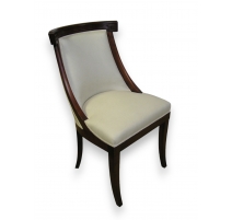 Chaise Empire Gondole, décor grecques,