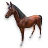 Cheval brun en résine
