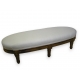 Tabouret ovale style Louis XVI