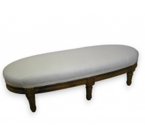 Tabouret ovale style Louis XVI