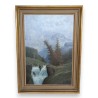 Tableau \"Montagnes\" signé GODCHAUX