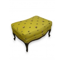 Repose pieds style Louis XV recouvert