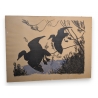 Lithographie "Deux canards" signée HAINARD