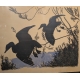 Lithographie "Deux canards" signée HAINARD