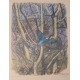 Gravure "Martin-pêcheur" signée Robert HAINARD