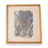 Gravure "Moyen-duc au soleil" signée HAINARD