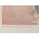 Lithographie "Gorge bleue" signée COSANDEY