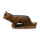Bronze "Chat sauvage" signé HAINARD