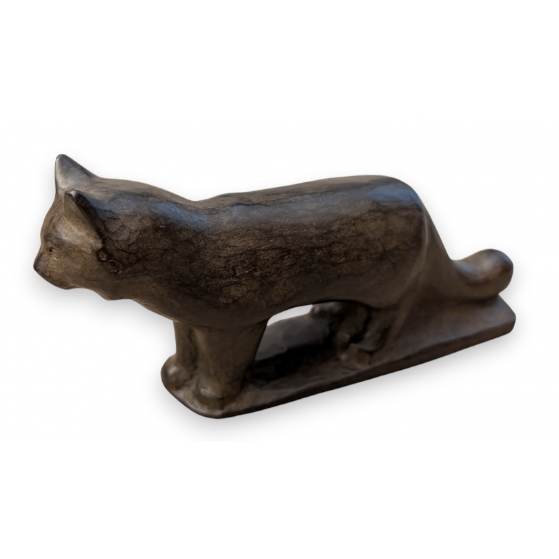 Bronze "Chat sauvage" signé HAINARD