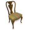"Queen Anne" chair, painted decoration, by Moinat SA – Antiques and home décor