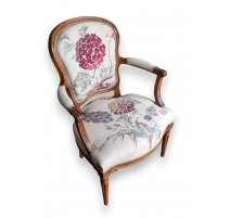Fauteuil Louis XVI dossier fer à cheval