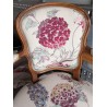 Fauteuil Louis XVI dossier fer à cheval
