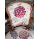 Fauteuil Louis XVI dossier fer à cheval