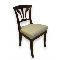 Chaise style Directoire en noyer