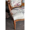 Fauteuil Louis XVI dossier fer à cheval