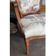 Fauteuil Louis XVI dossier fer à cheval