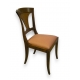 Chaise style Directoire en cerisier