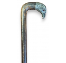 Canne poignée Tête d'aigle en argent