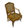 Regency armchair in carved wood, seat by  Moinat SA  - Antiques and interior design