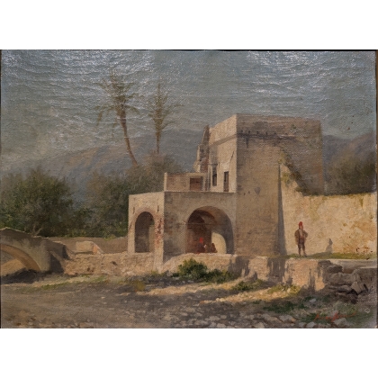 Tableau orientaliste signé BENISSON