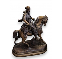 Bronze "Cavalier arabe" d'après BARGE Fils
