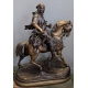 Bronze "Cavalier arabe" d'après BARGE Fils