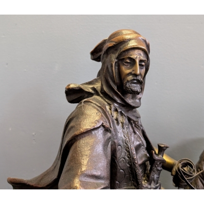 Bronze \"Cavalier arabe\" d\'après BARGE Fils