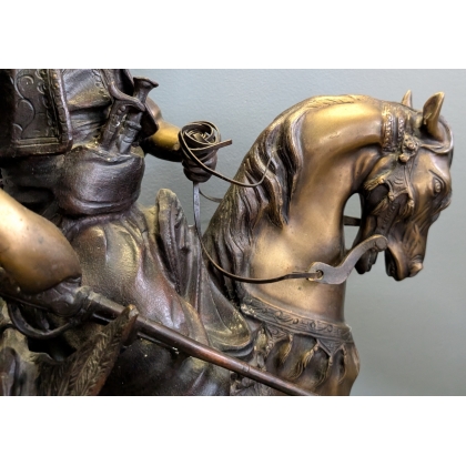 Bronze \"Cavalier arabe\" d\'après BARGE Fils