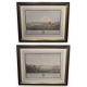 Paire de copies de gravures de CURTY