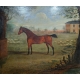 Tableau "Cheval" signé G. COLE
