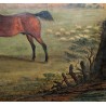 Tableau \"Cheval\" signé G. COLE