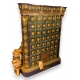 Polychrome earthenware stove