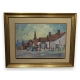 Tableau "Village" signé HOEFSLOOT