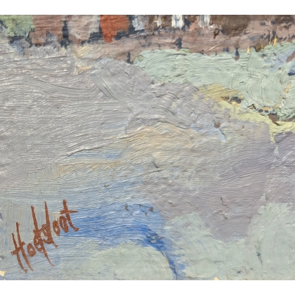 Painting entitled ‘Village’ by HOEFSLOOT