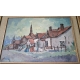 Tableau "Village" signé HOEFSLOOT