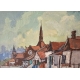 Tableau "Village" signé HOEFSLOOT