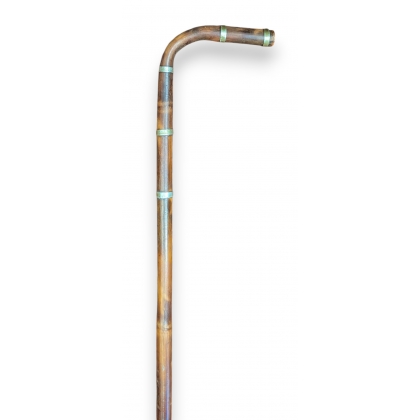 Solid bamboo walking stick