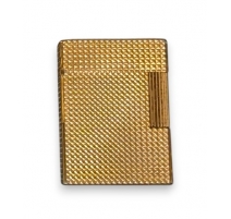 Briquet plaqué or à décor guilloché DUPONT