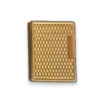 Briquet plaqué or à décor guilloché DUPONT