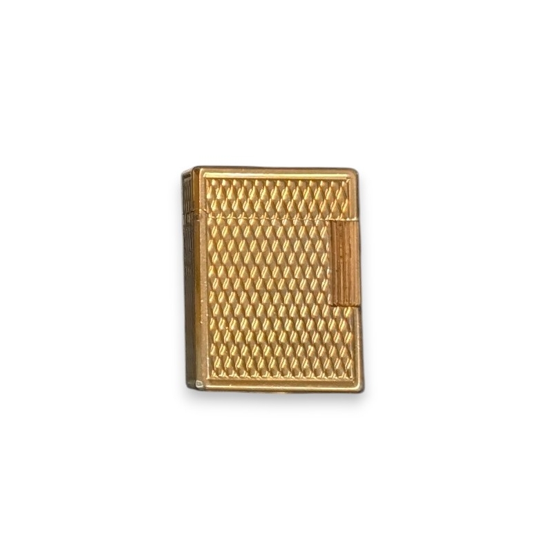 Briquet plaqué or à décor guilloché DUPONT