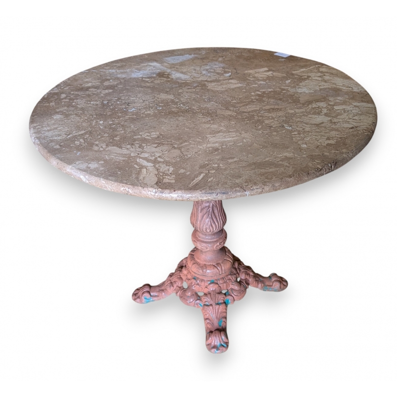Table de bistro, pied par GILLET
