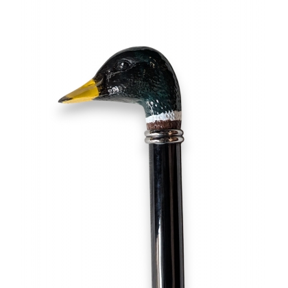Polychrome ‘Duck’ walking stick