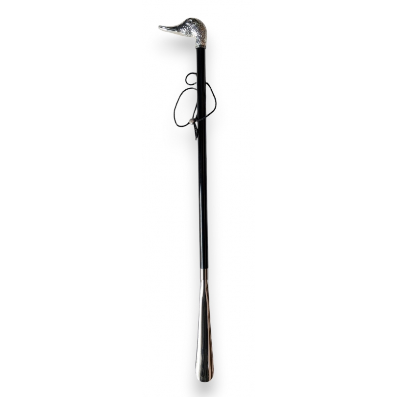 Chausse-pied "Canard" argenté long