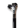 Walking stick with a silver Labrador knob