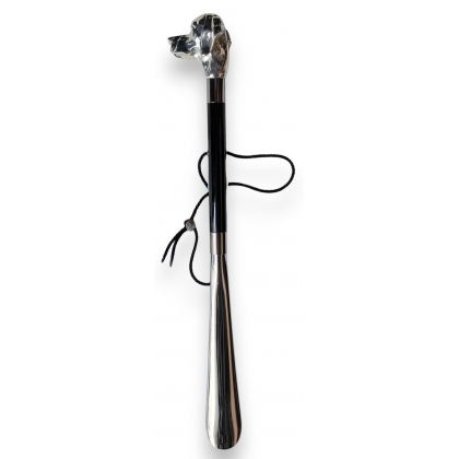 Silver-coloured "Setter" shoehorn at  Moinat SA  - Antiques and home décor